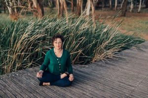 Woman in Meditation Pose